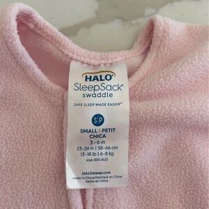 Halo SleepSack Swaddle in Soft Pink